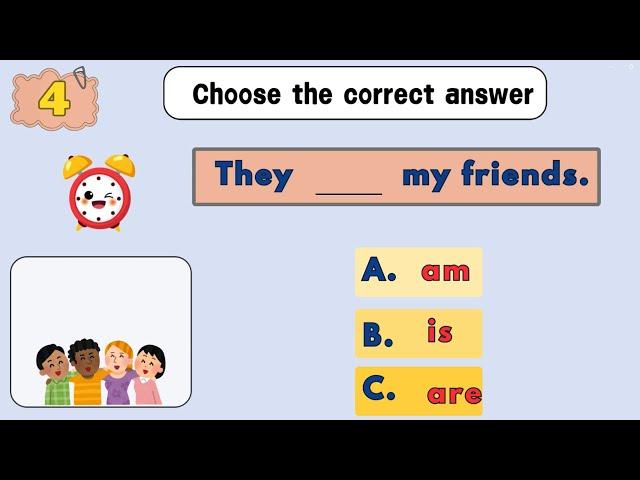 AM - IS - ARE | Test for kids