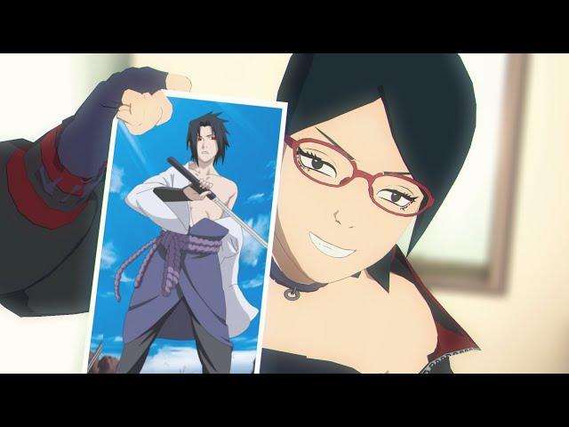 Sarada makes fun of Sasuke's outfit!