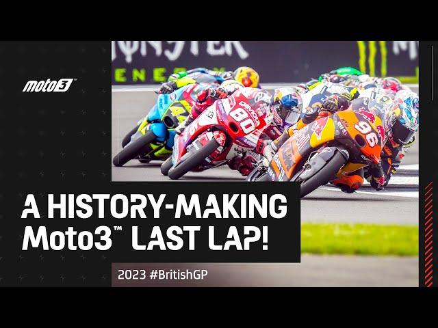 The showstopping Moto3™ finale!   | 2023 #BritishGP