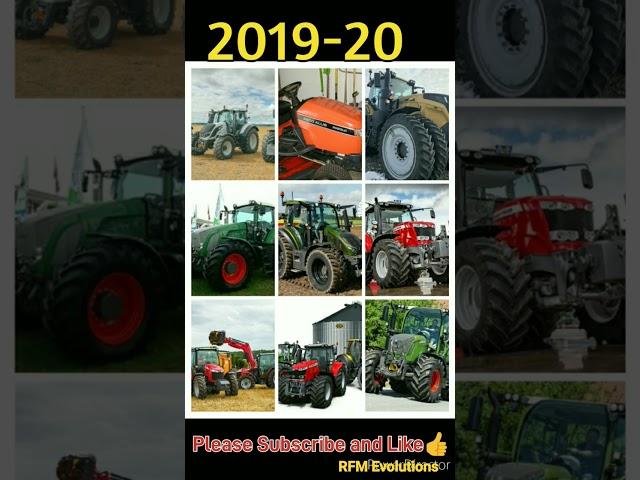 Evolution of AGCO tractors (1990-2023) by RFM