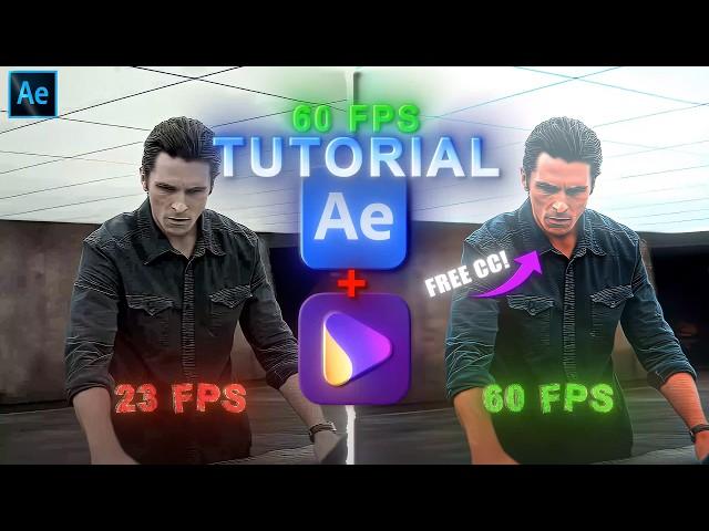 How to increase the FPS of your Edits | After Effects and Uniconverter Tutorial