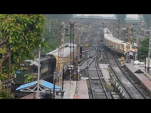Asansol platform train arrival and departura
