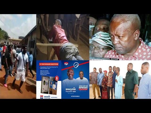 Hohoe youth lash NDC man 20 lashes for destoying Amewu posters and..