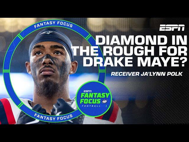 Could Ja’Lynn Polk be a diamond in the rough for Drake Maye? | Fantasy Focus