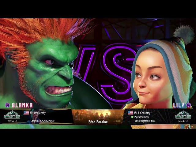 IamPeechy (Blanka) vs ElChakotay (Lily) Street Fighter 6