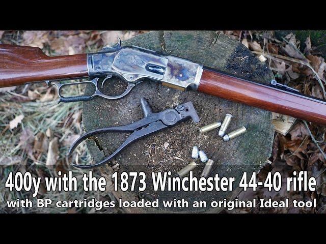 1873 Winchester 44-40 rifle shooting at 400y - Recreating the Lonesome Dove shot