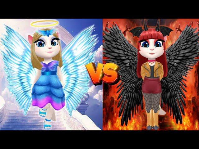 My Talking ANGEL Angela  VS Angela DEVIL 