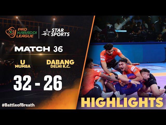 U Mumba return to winning ways after a solid show in the 'Metro Derby' | #ProKabaddiOnStar 2024 HLS