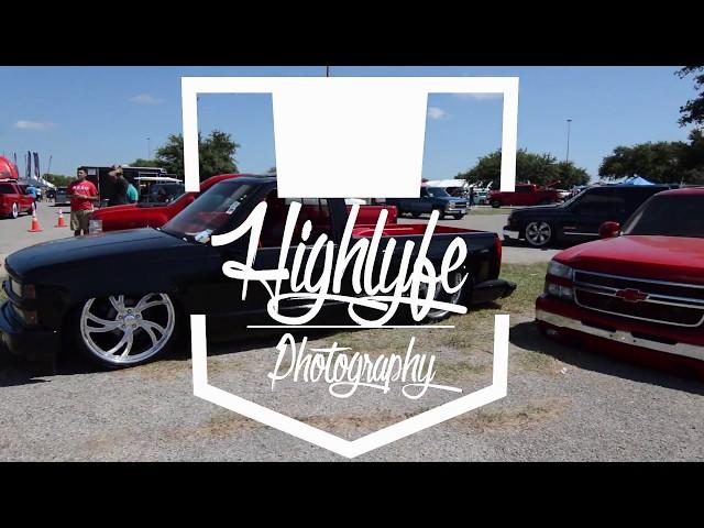 Compilation Of Some Of The CLEANEST Dropped/Bagged Texas TRUCKS I Seen In 2017!