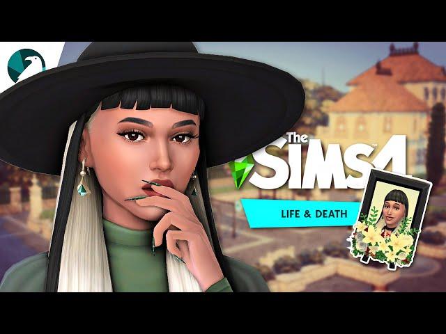 MY SIM HELD A FUNERAL FOR HERSELF 🪦️ | Sims 4 Life & Death Gameplay - EP 4