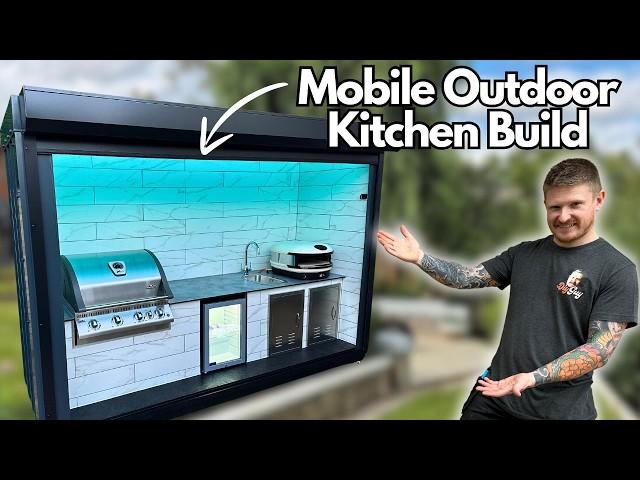 How to Build this Amazing Outdoor Kitchen - Smart Controlled and Mobile!