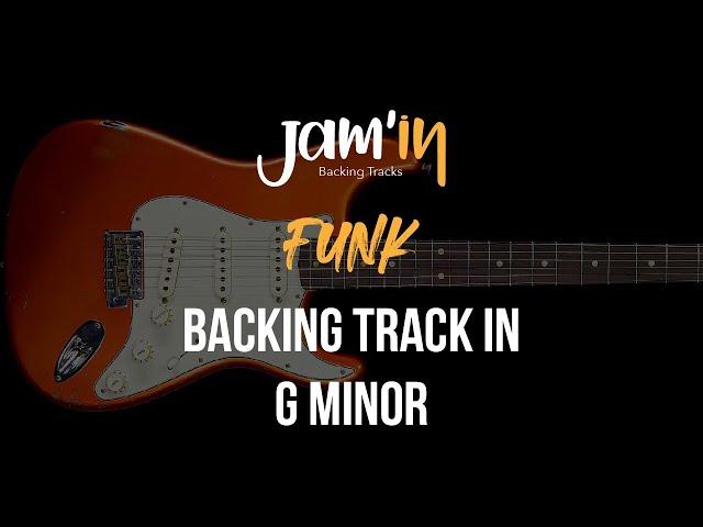 Funk Guitar Backing Track in G Minor