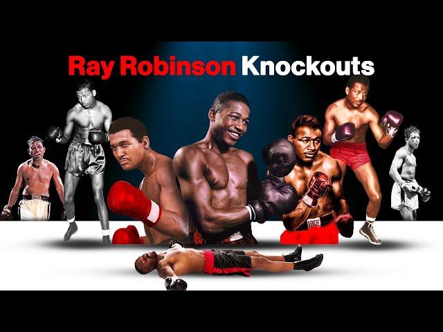 Sugar Ray Robinson Knockouts | Brutal Boxing Knockouts Compilation