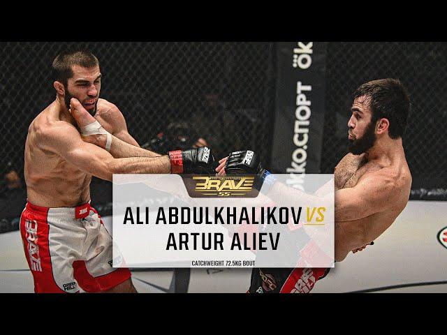 BRAVE CF 55: FREE MMA Fight Ali Abdulkhalikov Vs Artur Aliev