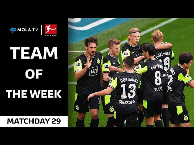 Bundesliga | Team of the Week Matchday 29, Haaland, Bailey, Musiala & More