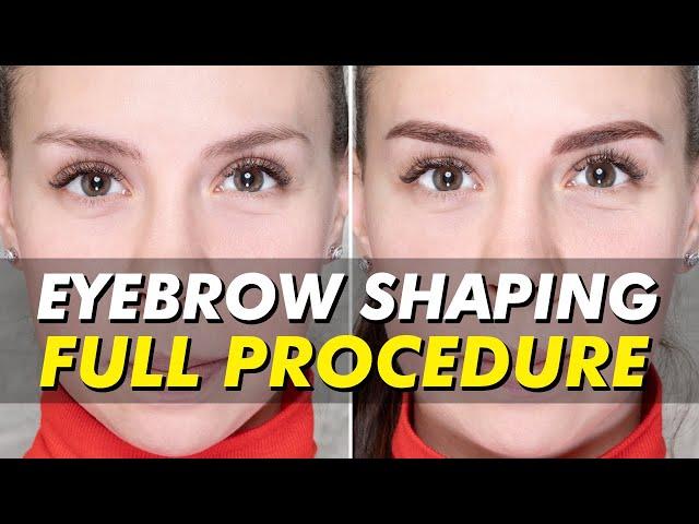 Eyebrow Shaping & enhancement by Nadia Afanaseva | Eye Design New York TEMPORARY brow solution