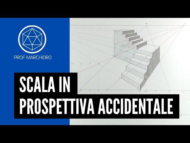 PROSPETTIVA ACCIDENTALE DI UNA SCALA