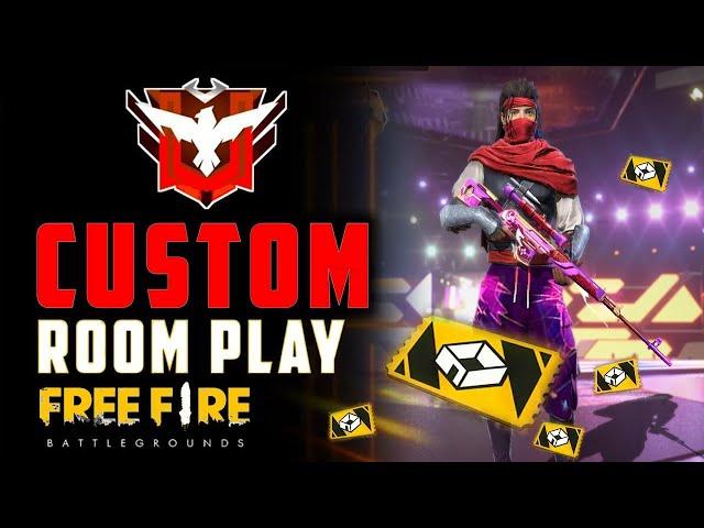 CUSTOM ROOMS LIVE of Free Fire - 4vs4 - Garena Free Fire | Zinda Gamelar |