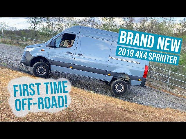 4x4 VANLIFE | 2019 Mercedes Sprinter | First time off-road!!