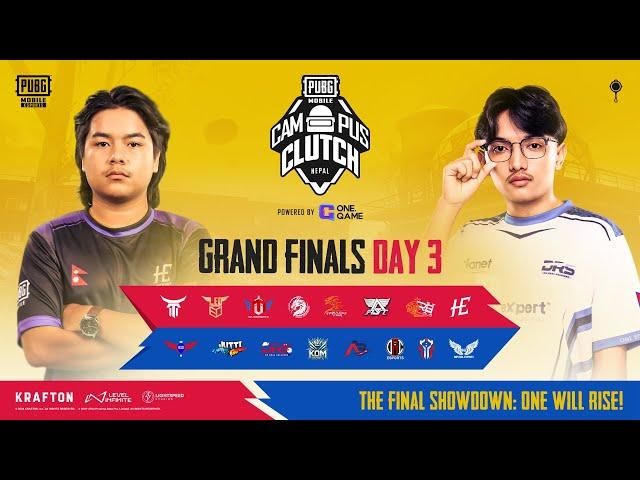 [NEP] 2024 - PUBG MOBILE Campus Clutch - NEPAL | DAY 3 | The Crown Awaits! Who Will Conquer?