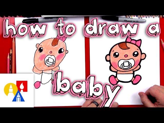 How To Draw Cartoon Baby Olivia