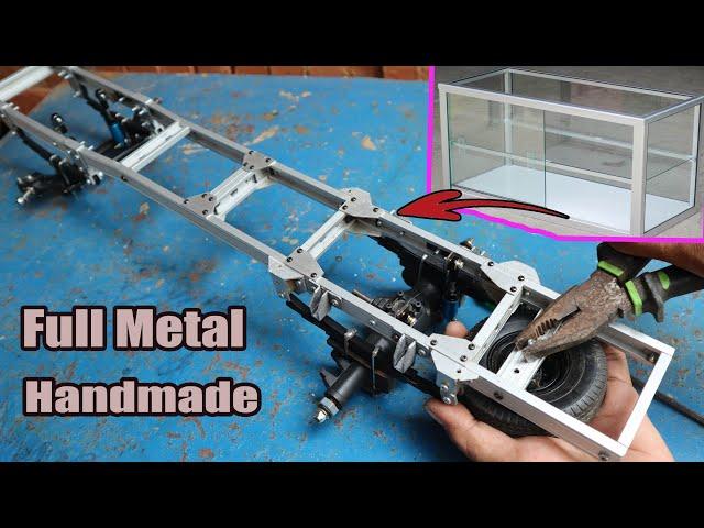 How to make an RC Truck Chassis from Aluminum.