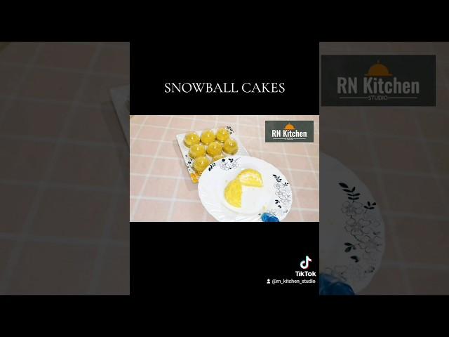 Snowball cakes | RN KITCHEN STUDIO