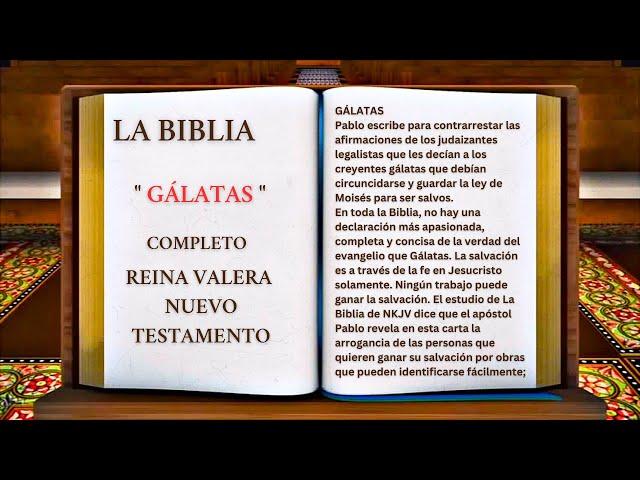 ORIGINAL: LA BIBLIA " GÁLATAS " COMPLETO REINA VALERA NUEVO TESTAMENTO