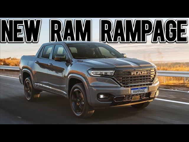 ALL NEW 2024 RAM RAMPAGE -- PRICING & SPECS OF Ram's new little unibody pickup !