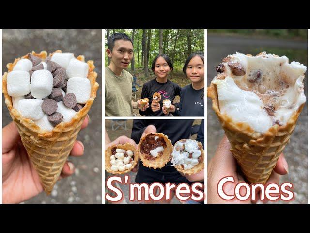 Campfire  S'mores Cones! | Janet and Kate