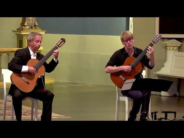 F.Sor L’Encouragement Op.34 Johan and Göran Söllscher guitar duo