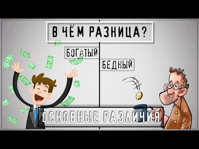 Что Мешает Тебе СТАТЬ БОГАТЫМ? Психология Бедности. Мышление БОГАТОГО и БЕДНОГО Человека