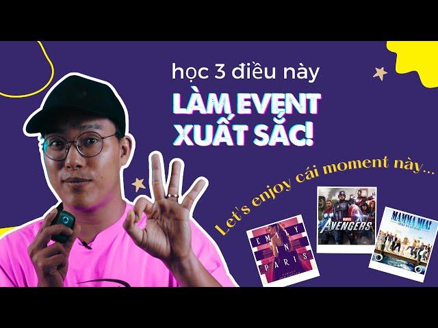 Làm Event nên học ngành gì? | Kiến thức Tổ Chức Sự Kiện | Sam Sam Vlog