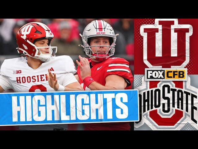 No. 5 Indiana Hoosiers vs. No. 2 Ohio State Buckeyes Highlights | FOX College Football