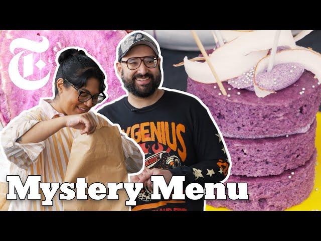 Ube Challenge! 2 Chefs Make Dinner and Dessert With Purple Yams | Mystery Menu | NYT Cooking