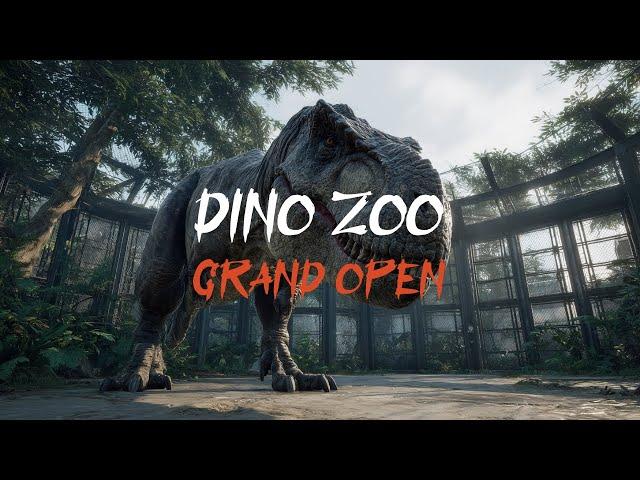 Dinosaur Zoo GRAND OPENING  | Real AI Tour Begins