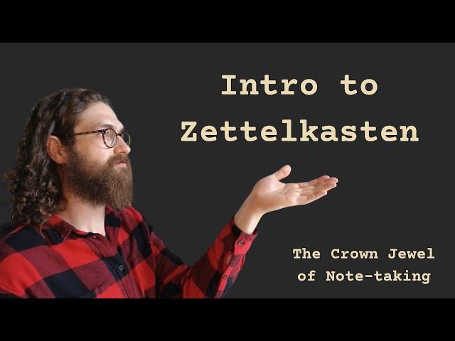 Note-taking with Zettelkasten - An Introduction