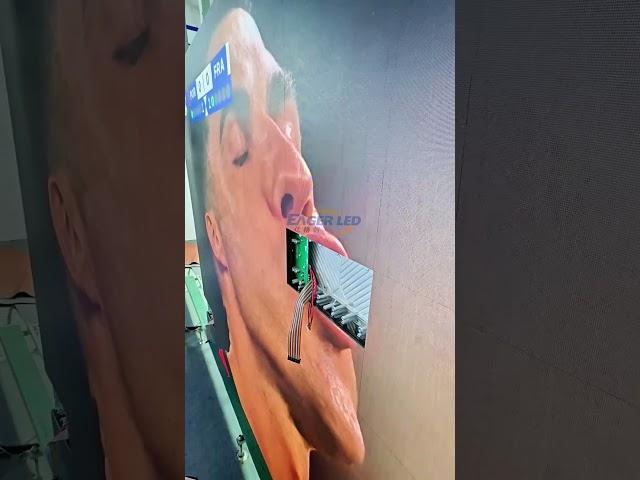 What happened to Ronaldo's nose? #ronaldo  #leddisplay