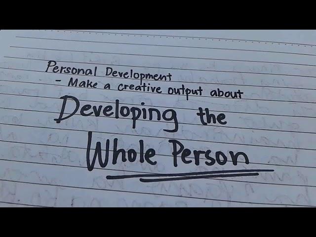 Developing the Whole Person