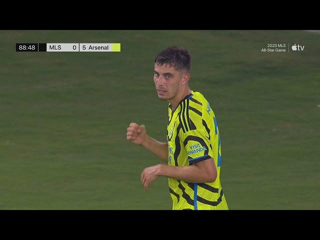 Kai Havertz vs MLS All-Stars | 23/24 | First Goal for Arsenal