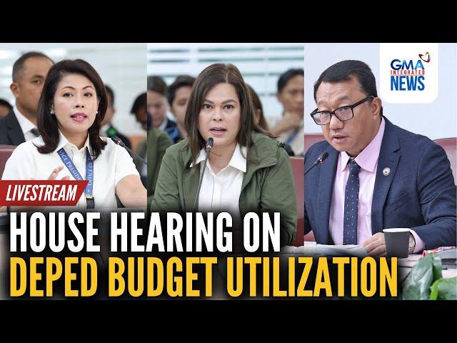 LIVE: VP Sara Duterte at the House hearing on OVP and DepEd budget... | GMA Integrated News - Replay