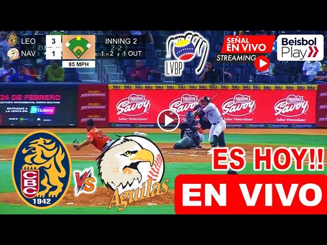 Leones del Caracas vs. Aguilas del Zulia en vivo, donde ver, a que hora juega Leones vs Aguilas LVBP