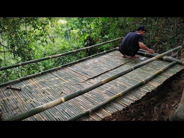 FULL VIDEO: 7 Day building a complete survival shelter, camping overnight, survival alone