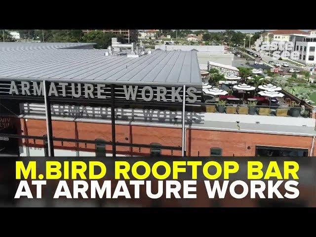 M.Bird Rooftop Bar at Armature Works | Taste and See Tampa Bay