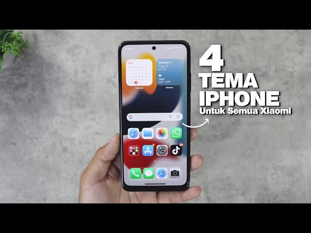 NEW !! 4 Rekomendasi Tema iPhone untuk Xiaomi, Tembus akar 