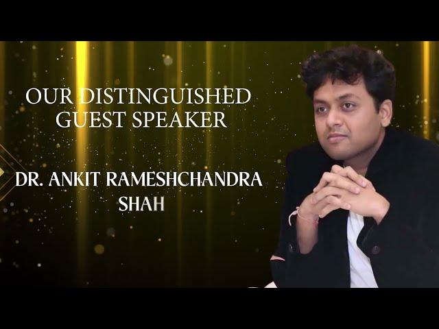 ET TECH X 2024 Guest Speaker - DR. ANKIT RAMESHCHANDRA SHAH