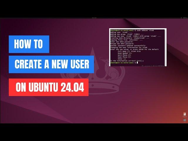 How to Create a New User on Ubuntu 24.04