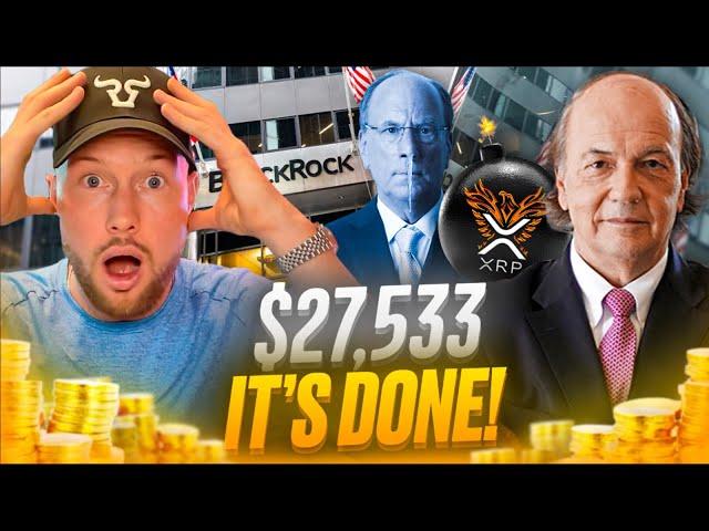 Ripple XRP - “THEY WILL FREEZE BLACKROCK'S ASSETS” Jim Rickards INSANE $27,533 XAU Price Prediction!