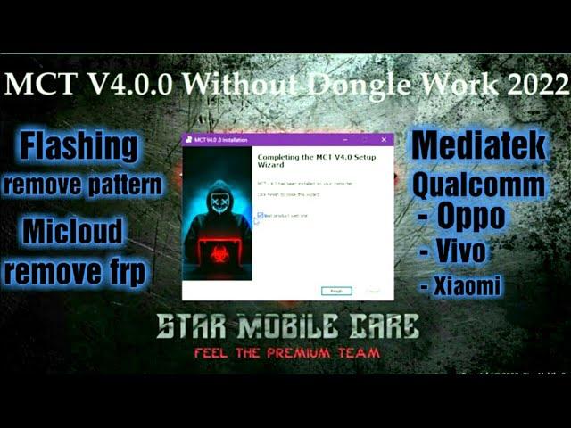 MCT V4.0.0 Without Dongle Work 2022 | mct dongle crack