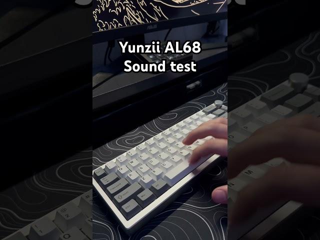 Yunzii AL68 sound test #keyboard #keyboardasmr